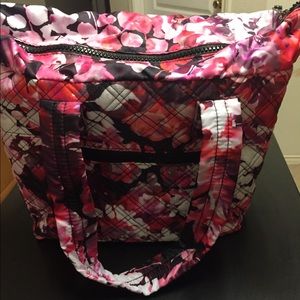 Brand new pink quilted overnight bag